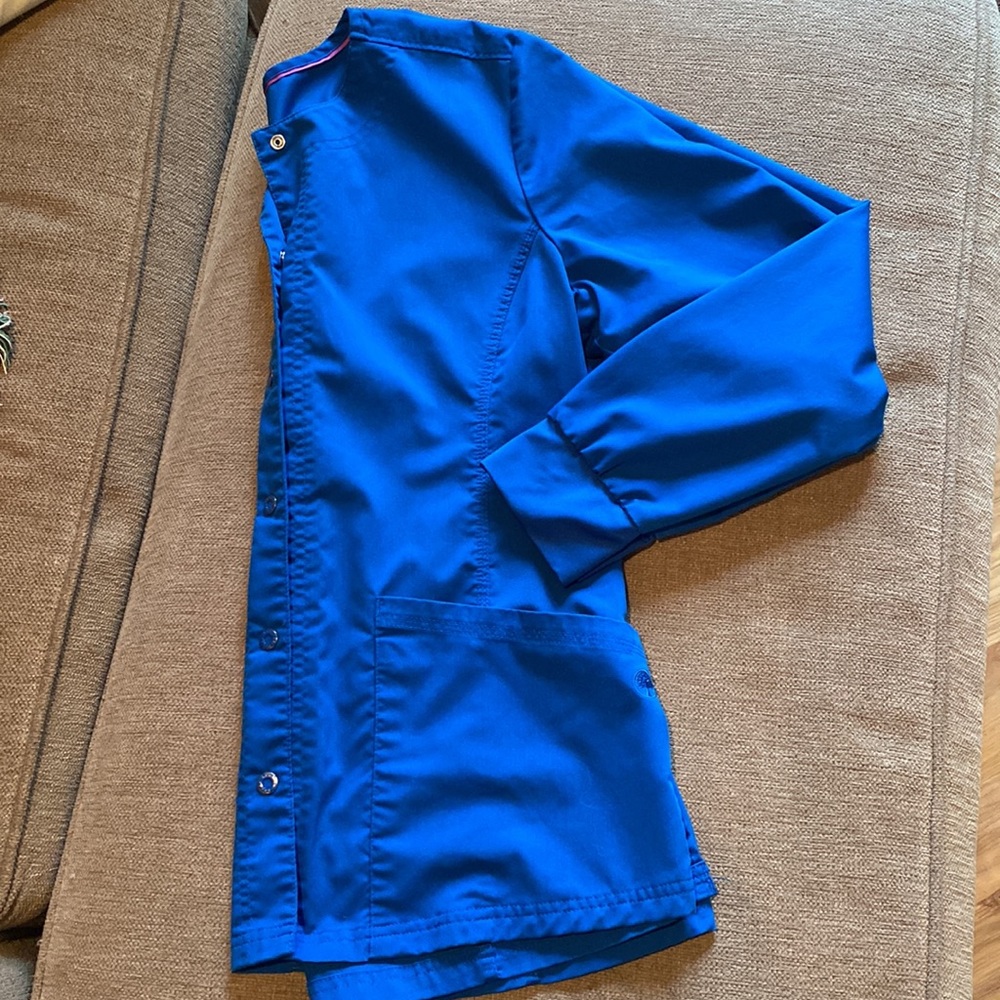 HH Purple Label Galaxy Blue scrub jacket